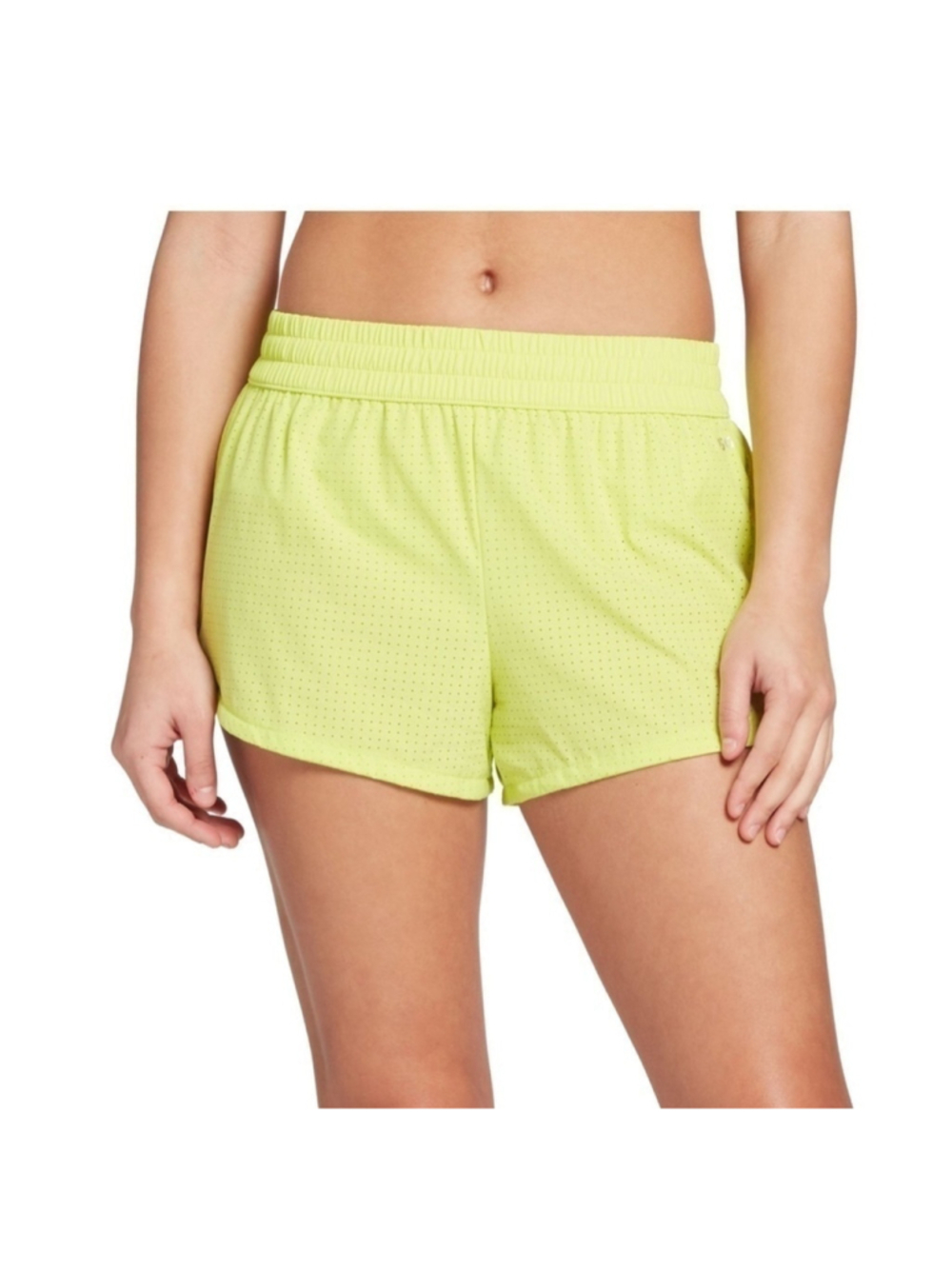 Womens DSG Stride mesh shorts green size 1x